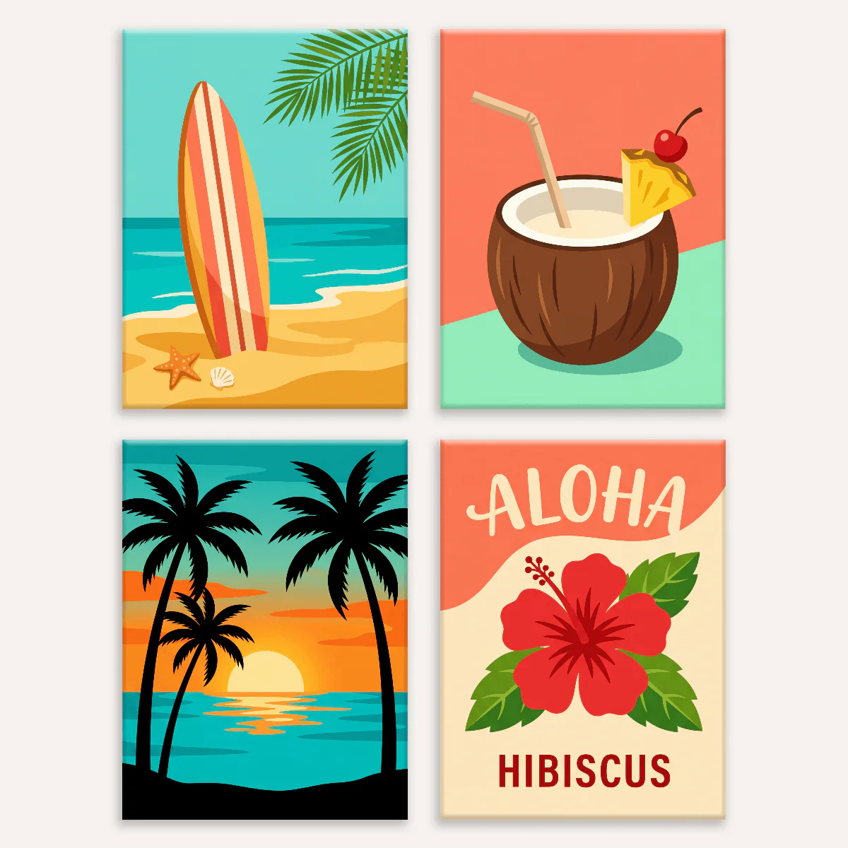 Aloha Vibes | 4 Mini Kits