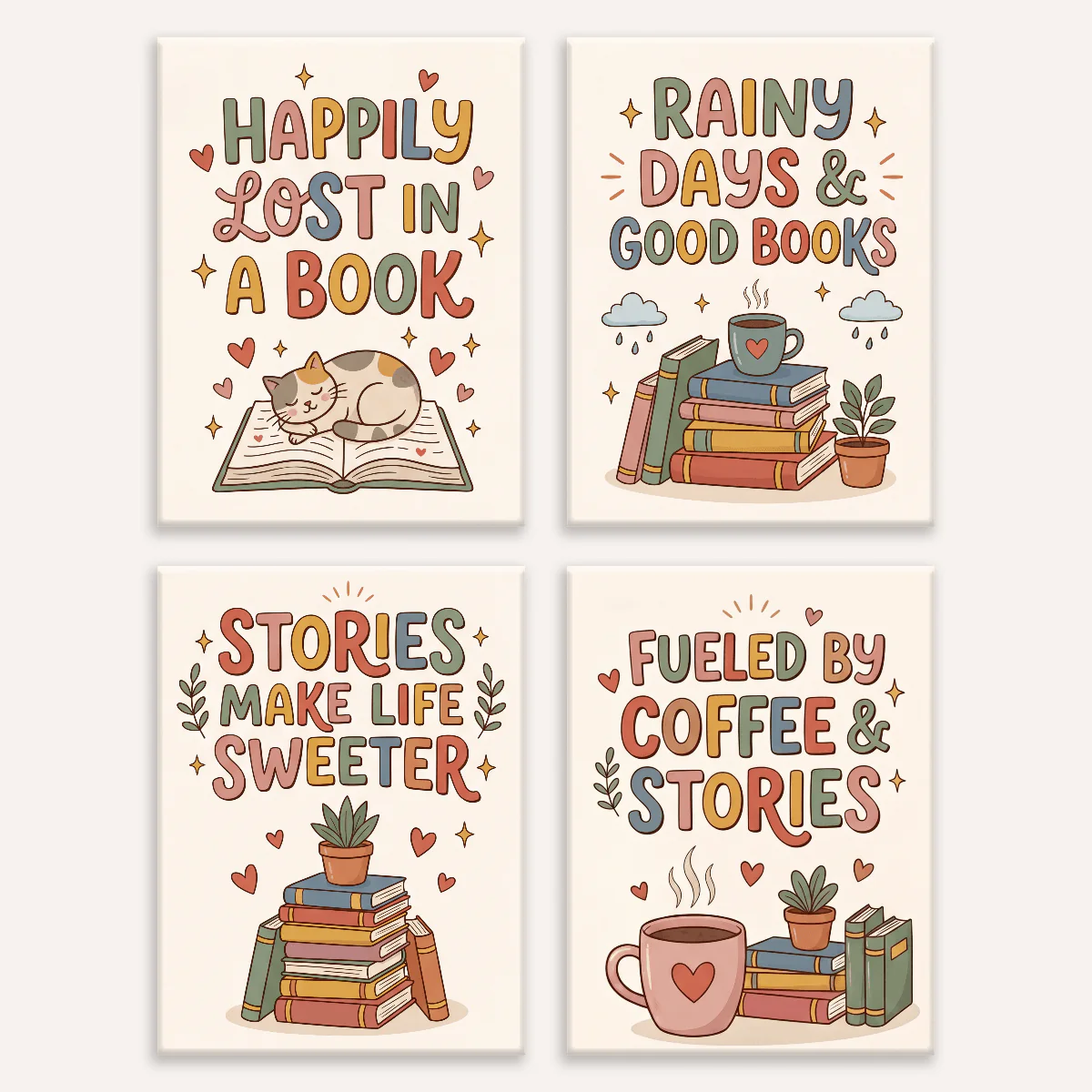 Book Lovers | 4 Mini Kits