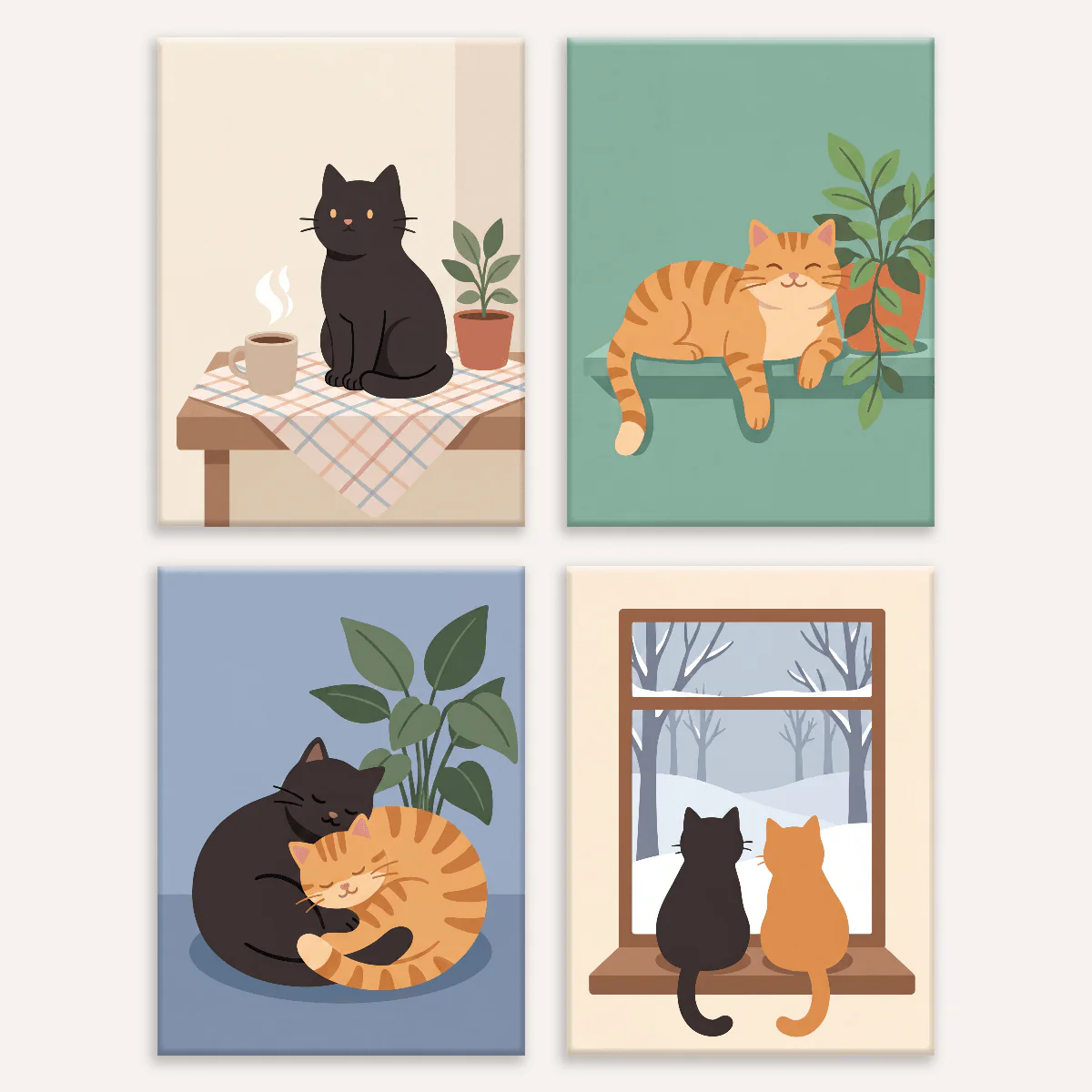 Cat Duo | 4 Mini Kits