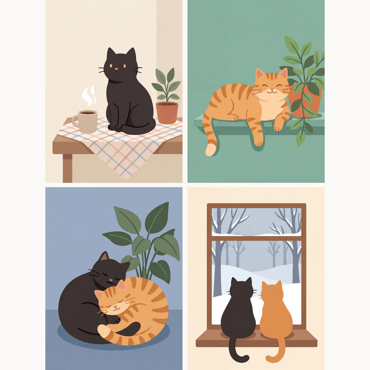 Cat Duo | 4 Mini Kits - Image 2