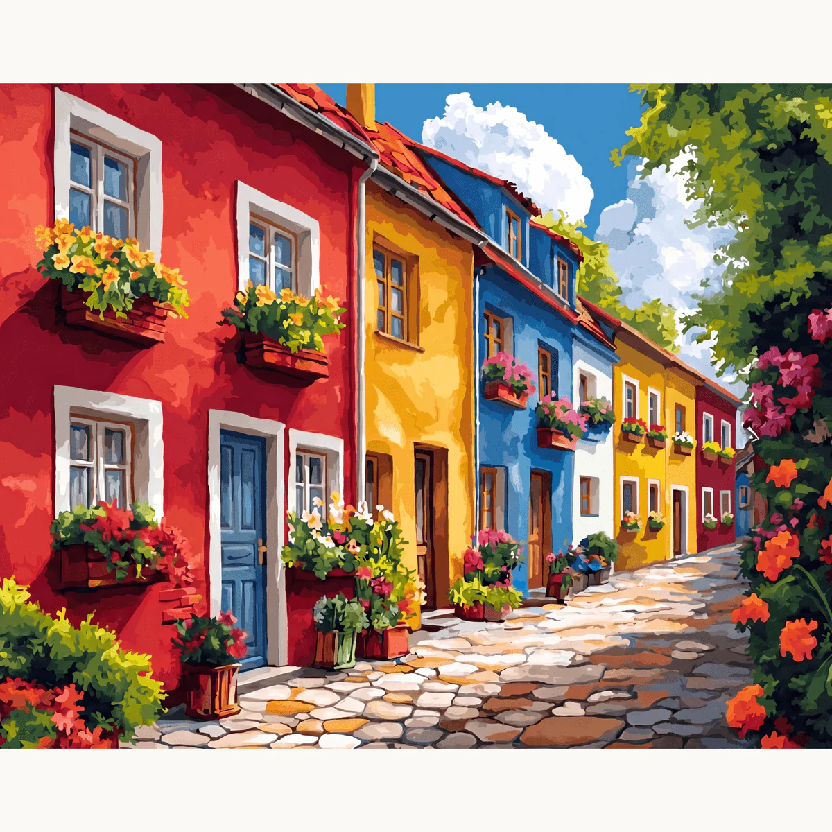 Colorful European Street - Image 2
