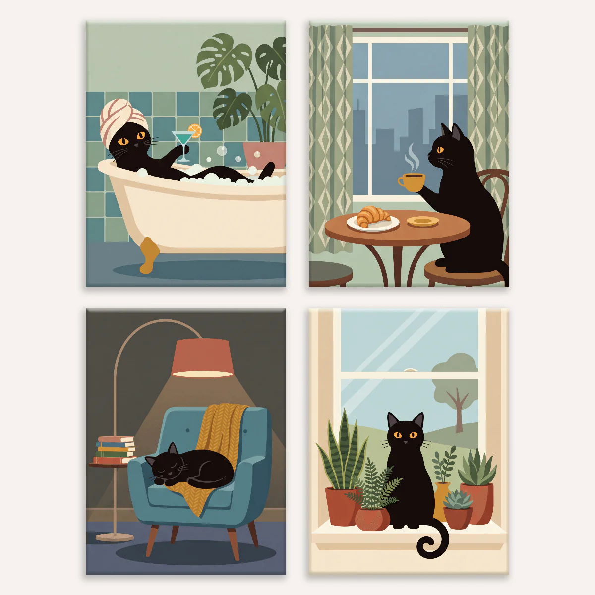 Cozy Cat Days | 4 Mini Kits