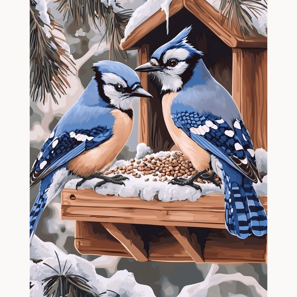 Feeding Jays - Image 2