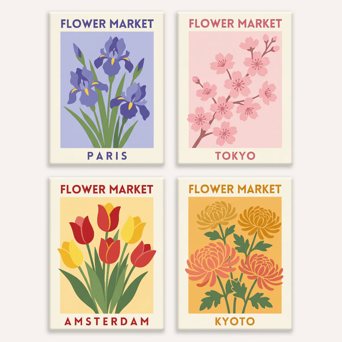 Flower Market | 4 Mini Kits