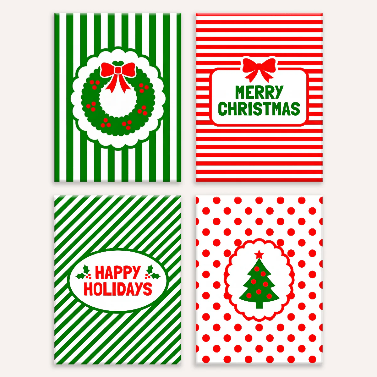 Happy Holidays | 4 Mini Kits