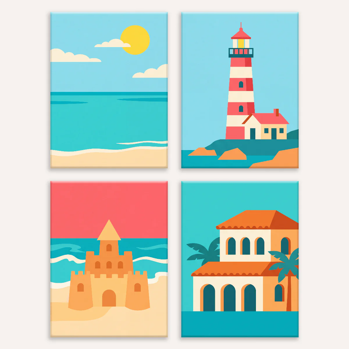 Lighthouse Coast | 4 Mini Kits