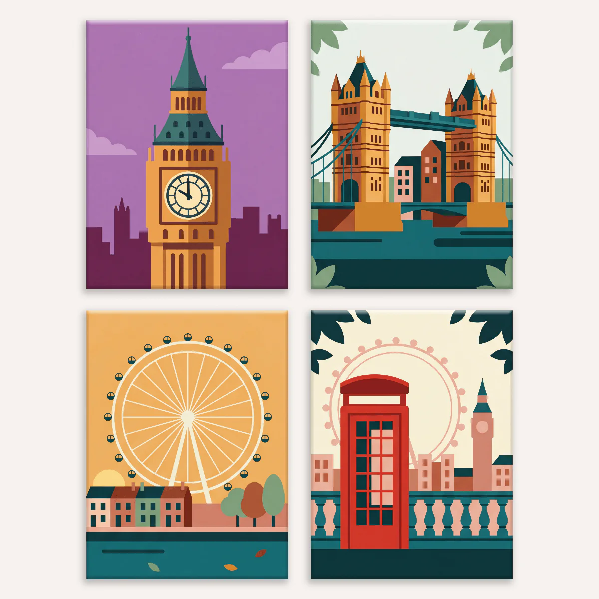 London Landmarks | 4 Mini Kits