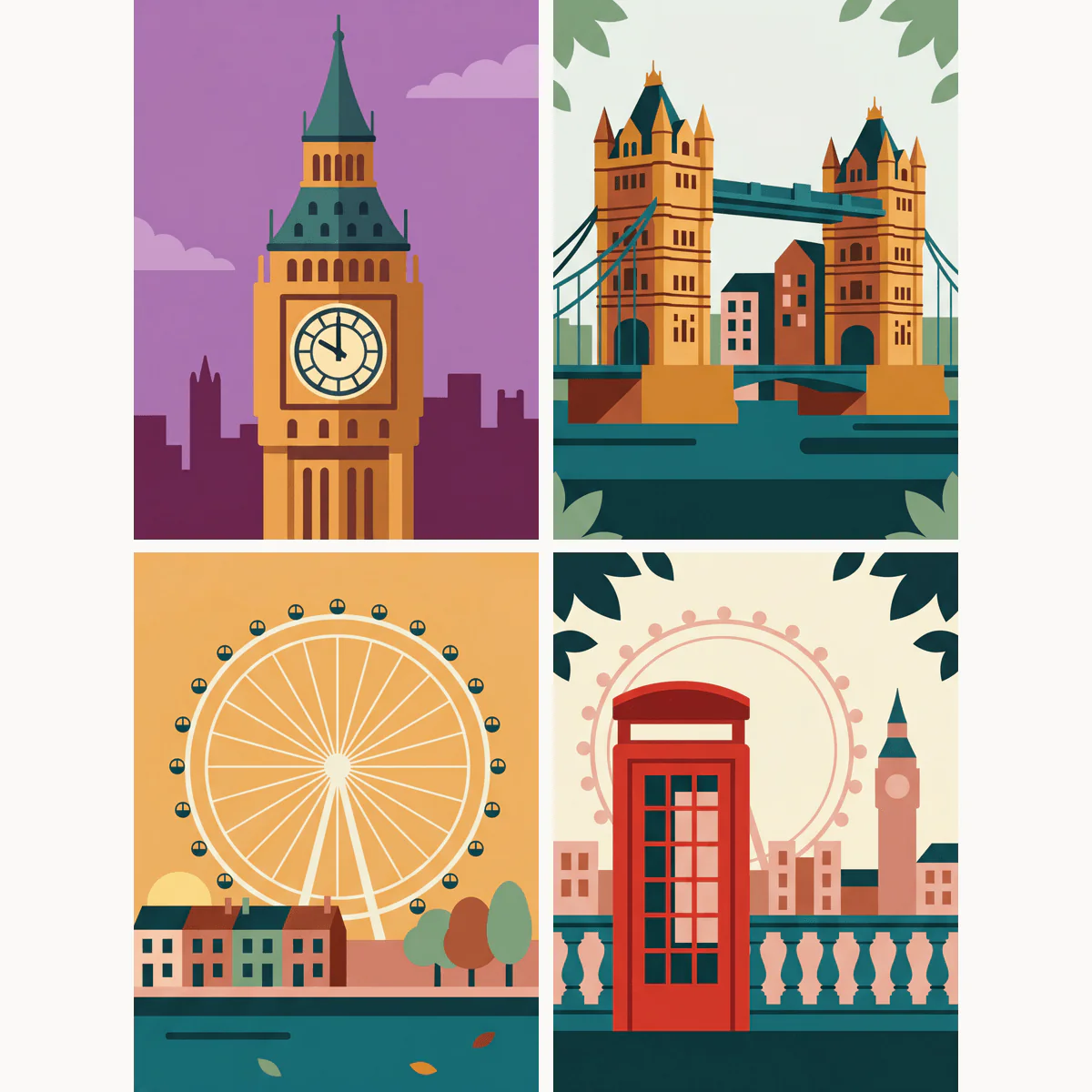 London Landmarks | 4 Mini Kits - Image 2