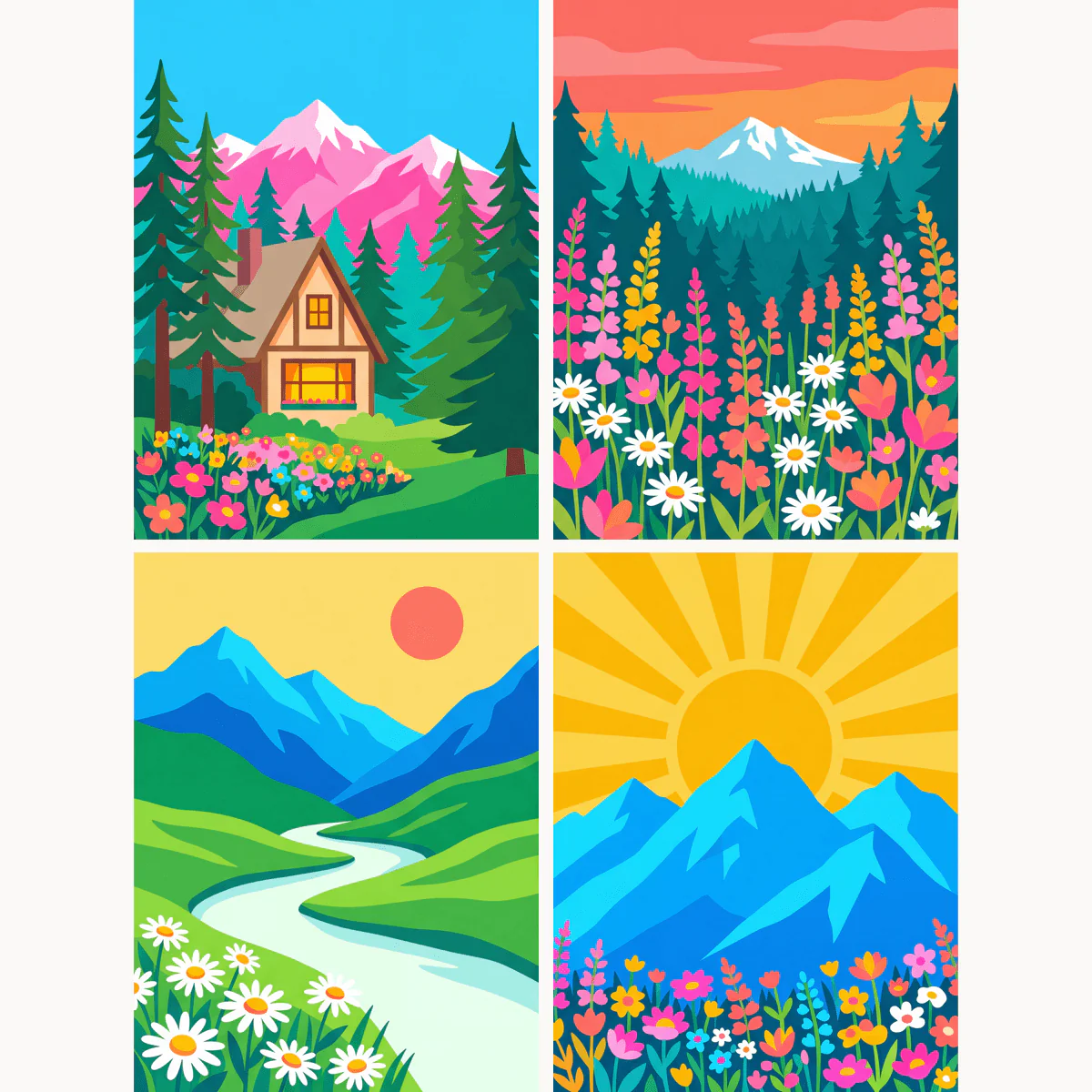 Mountain Wildflowers | 4 Mini Kits - Image 2