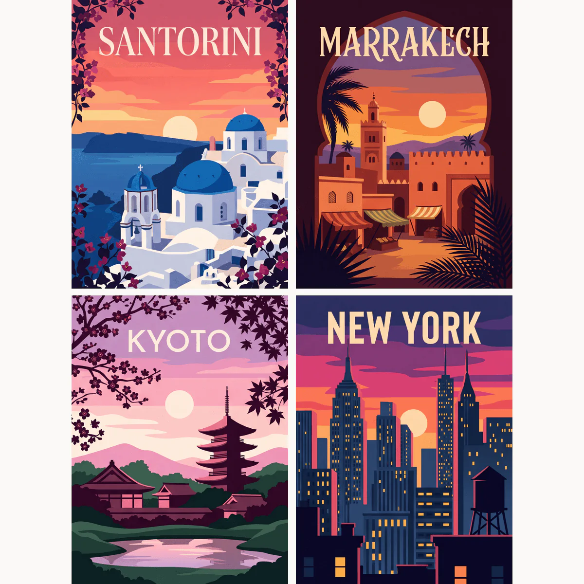 Passport Sunsets | 4 Mini Kits - Image 2