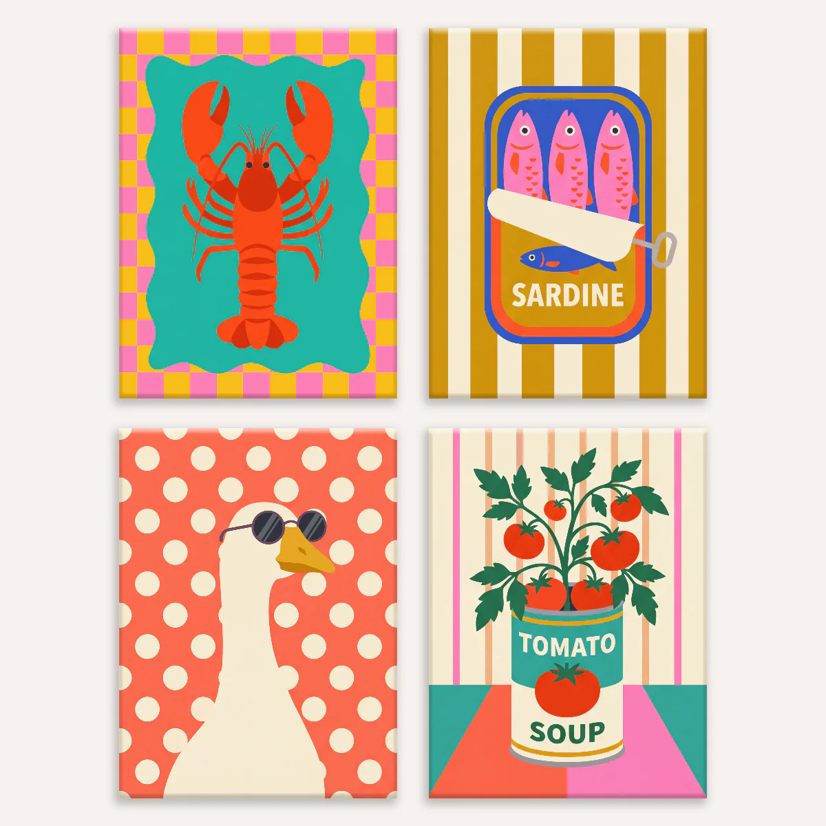 Pop Art Pantry | 4 Mini Kits