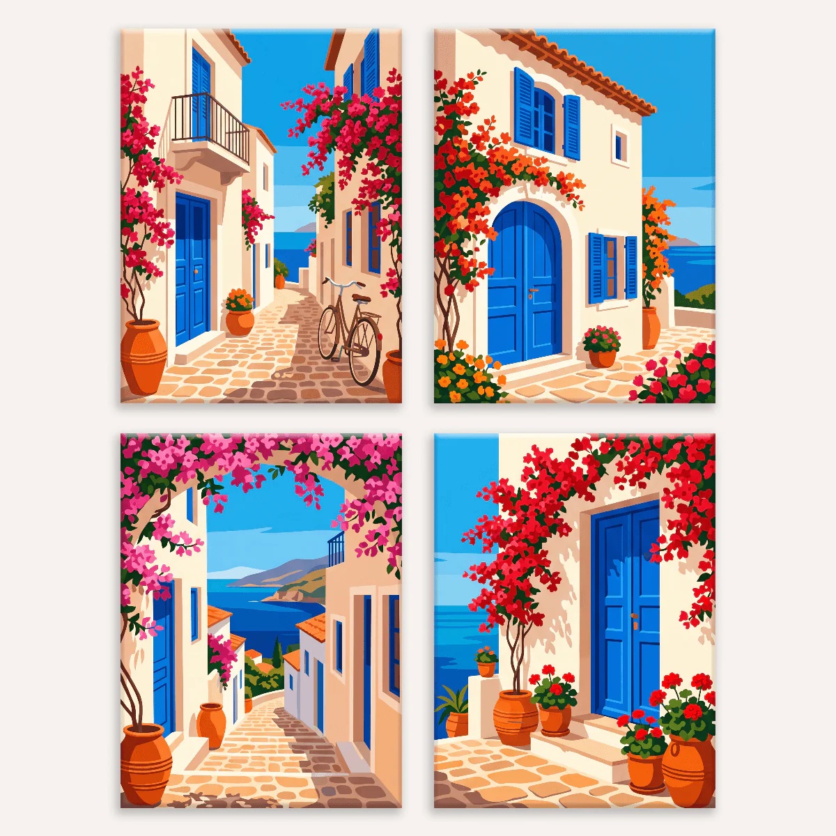 Santorini Alleys | 4 Mini Kits
