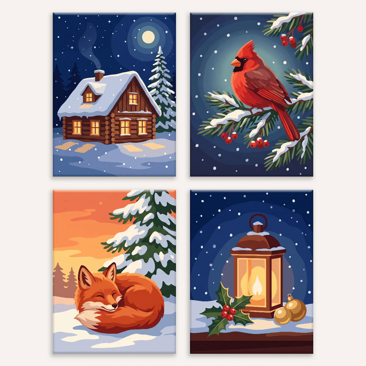 Winter Nights | 4 Mini Kits